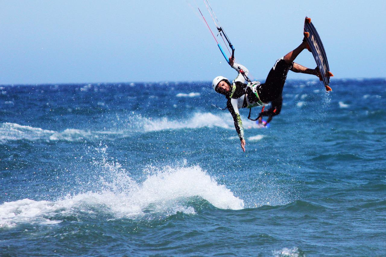 kitesurfing